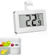 Fridge Thermometer, Mini Digital Thermometer for Freezer with Easy-to-Read LCD x