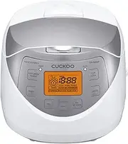 [Cuckoo] 6-Cup Electric Heating Smart Rice Cooker, 8 Menu Options, Slow Cook, Non-Stick Inner Pot, Reheat, Keep Warm (CR-0632F) Grey