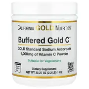 California Gold Nutrition, Buffered Gold C™, Non-Acidic Vitamin C Powder, Sodium Ascorbate, 2.2 lb (1 kg)
