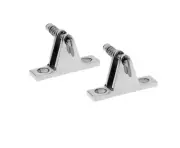 2PCS Marine Hardware Boat Bimini Top Fitting Deck Hinge 90 Degree Quick Pin