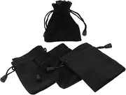 ERINGOGO 4Pcs Small Drawstring Pouches for Jewelry Dice and Elegant Festival Present Bags Portable Storage for Small Items Organize Your Treasures Style