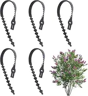 Adjustable Plant Ties, Plant Twist Ties for Garden, Flexible Multi-Purpose Plants Twist Ties, 5 x Reusable Tree Training System, Shrub Tying Tool for