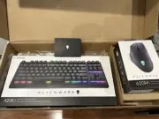 Alienware Gaming Keyboard and Mouse Bundle - AW420K & AW620M New Sealed!