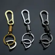 3pcs Lot - Men & Women Black, Silver, Gold Keychain Clip Bag Belt Key Fob Holder