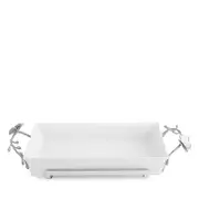 Michael Aram White Orchid 3-Quart Casserole Dish