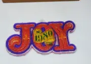 Hallmark 1980 JOY Colors of Christmas Unfinished Ornament *Prototype