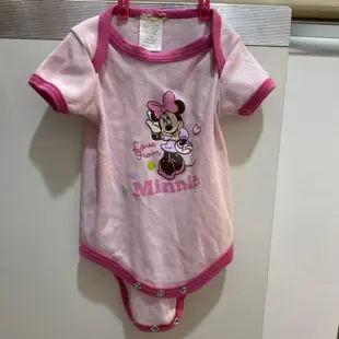 Disney baby米妮短袖包屁衣0-3M