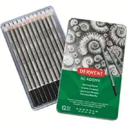 Derwent Academy Pencils Sketching Tin [Pack 12]