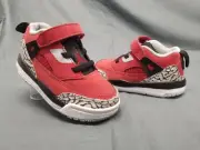 Jordan Toddlers Spizike Low (TD) Sneakers Slip On Red Gray Size 6 NEW IN BOX