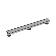 Designline 28 in. Linear Shower Drain Tile-in Grate in Stainless Steel