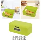 Bread Box Organizer Multipurpose Bread Container for Farmhouse Cafe Bakery