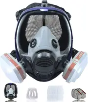 Full Face Mask,Face Protection,Full Face Dust Mask，Meet the Needs of Any Work En