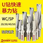 🌟限時下殺🌟 U鉆 快鑽 快速鉆頭 暴力鉆 噴水鉆WC SP刀片2D 3D 4D 5倍徑13-50MM