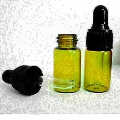 100x 3ml Glass Liquid Reagent Pipette Bottle Eye Dropper Drop Aromatherapy A