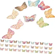 OSALADI Charm Jewelry Making 100 Pieces Plastic Resin Charms Smooth for DIY Bracelets Craft Projects