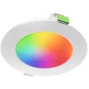 Nanoleaf Essentials Matter WiFi LED RGB Smart 3.5" Downlight for Cutout: 90mm Max Lumens 900lm, RGB, Colour adjustable and Dimmable Remote Control Enabled - 2 Years Warranty [NF080D05-1W35]