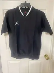 Nike Jordan Jumpman Team Lightweight SS 1/4 Zip Pullover Jacket Black Men Size S