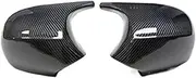 2X Mirror Cover Car Side Door Rearview Side Mirror Cover Cap Fit for BMW E90 E91 2005-2007 E92 E93 2006-2009 M3 E80 E81 E87 Rearview Mirror Cover (Color : Carbon Fiber Pattern-03, Size : 1)