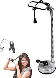 Hair Dryer Holder Stand, Hands- Blow Dryer Bracket with Suction Cup, Rotating Blow Dryer Stand, Securing Hair Dryer & Hot Air Welder, Hair Dryer Fixing Bracket, Dent Repair Hot Air Holder