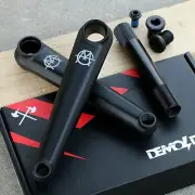 DEMOLITION BMX MARKIT BICYCLE CRANKS BLACK DENNIS ENARSON