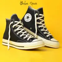 在飛比找蝦皮購物優惠-Converse chuck 1970 年代黑色高幫鞋(帶 