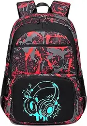 [CAMTOP] School Backpack Vintage Canvas Laptop Backpacks Men Women Rucksack Bookbags