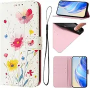 BEENTRYS Flip Wallet Case for Samsung Galaxy S10E Case,Floral Flower Leather Card Slots Holder Kickstand Magnetic Folio PU Shockproof Protective Cover for Samsung Galaxy S10E-11