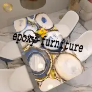 Unique Agate Stone Dining &Office Table Top, Handmade Luxury Home Decor Interior