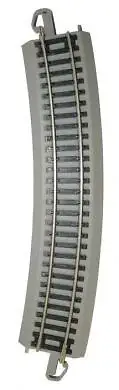 Bachmann HO Scale Bulk EZ-Track w/ Nickel Silver Rail 22in Radius Curve (1)