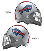 Anagram 21" Large Shape Buffalo Bills Helmet Balloon