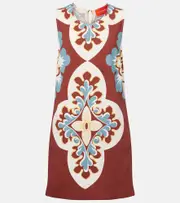 [La DoubleJ] La DoubleJ Printed satin shift dress UK 12 multicoloured