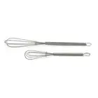 Classic Silver Stainless Steel Mini Whisk Set Of 2 Kitchen Tool Decor