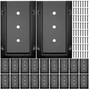 20Pcs Deck Railing Bracket Connectors, 2X4 (1.5"X3.5") Brackets for Railing Wood