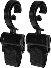GLSTOY 2pcs Hook Wheelchair Hook Walker Accessories Stroller Hooks Stroller Organizer Diaper Bags Holder Stroller Clips and Hooks Stroller Handle Seat Hooks