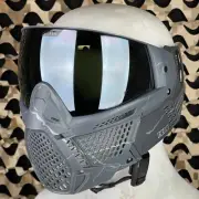 NEW Carbon CRBN Zero GRX Paintball Mask (More Coverage) - Fracture Silver