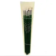 Fine Hand Pig Mane Fan Shape Painting Pen Artist Oil Painting Brushes Art for Supplies Paint Brush