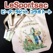 Lesportsac Tote Back Peter Rabbit Collaboration With Fastener JPN Limited Coll