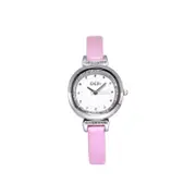 12015# Casual Shiny Watch Temperament Simple Hand Watch Wild Fashion Belt Female Watch