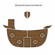 2000 Sea Ray 340 Sundancer Swim Platform Pad Boat EVA Foam Teak Deck Floor Mat20