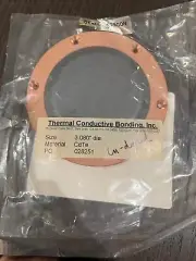 Sputtering Target, CdTe 3.080" diameter w/ 4" copper backing plate