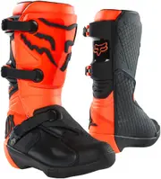 FOX Comp Youth Motocross Boots, black-orange, Size 40 37 for Men Black Orange