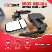 2 x Door Mirrors with Electric Signal Light for Toyota Landcruiser 75 76 78 79