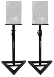 (2) Rockville Adjustable Studio Monitor Speaker Stands For Rockville DPM6B