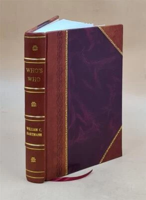 Hartmann's who's who in occult, psychic and spiritual realms...i [Leather Bound]