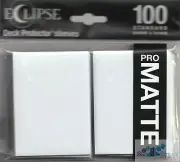 100 PRO-MATTE ECLIPSE Arctic White DECK PROTECTOR CARD SLEEVES FOR MTG ULTRA PRO