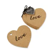 "Heart" Cork Coasters, Set of 4