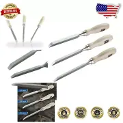 Premium 3-Piece Mortise Chisel Set - Chrome-Vanadium Steel with Hornbeam Handles