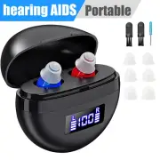 1Pair Rechargeable Digital Invisible Hearing Aids Sound Voice Amplifier Mini ITE