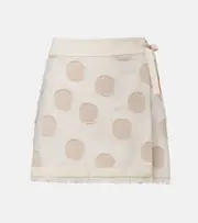 [Simkhai] Simkhai Bethany polka-dot wrap skirt UK 12 neutrals