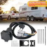 7 Blade&4-Way Flat Trailer Wiring Harness Connector for Toyota Tundra 2007-2013